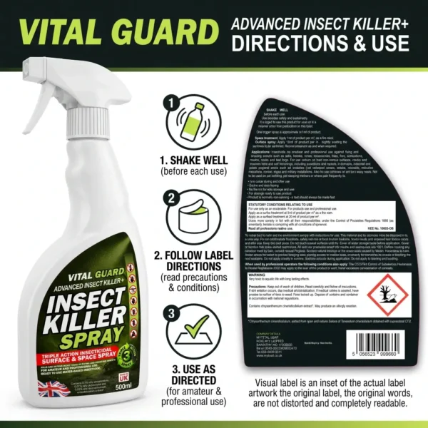 Vital Guard Insect Killer Spray_ (5) Vital Guard Insect Killer Spray 500ml
