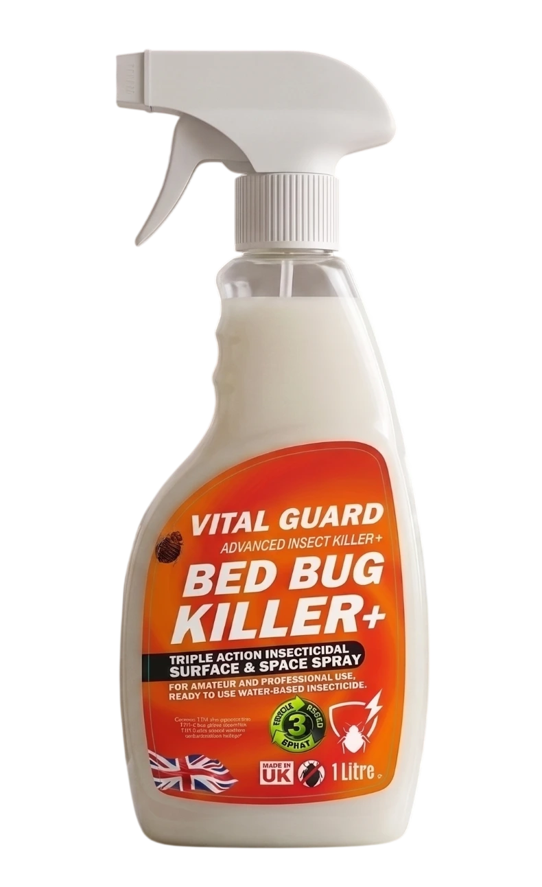 Vital Guard Bed Bug Killer+ 1 Litre trigger spray bottle